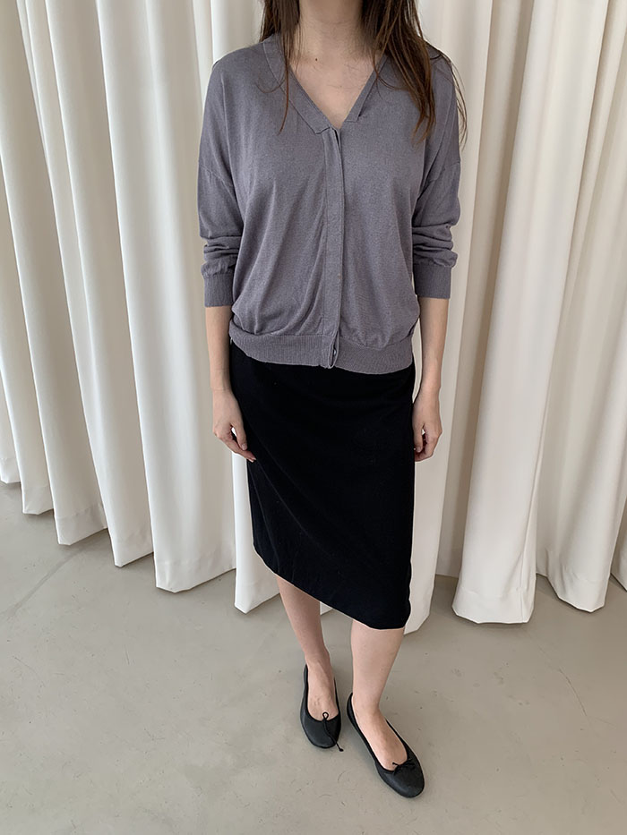 00's "JIL SANDER by Raf Simons" cotton Cardigan 복제