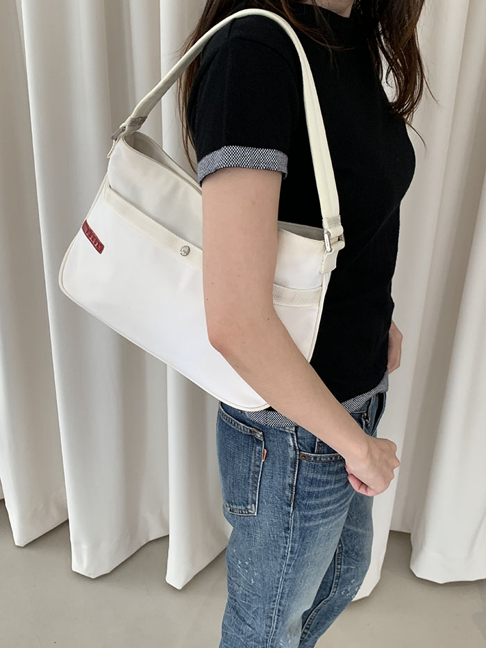 (Deadstock) 00's "PRADA" Canvas tote Bag 복제