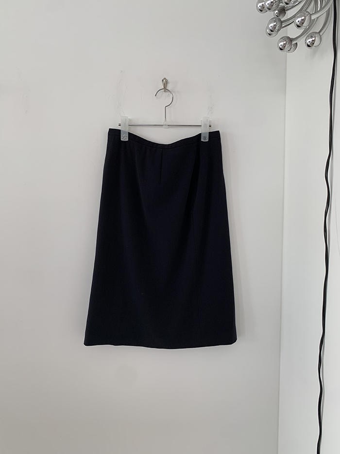 00's "Giorgio Armani" Black Skirt 복제 복제