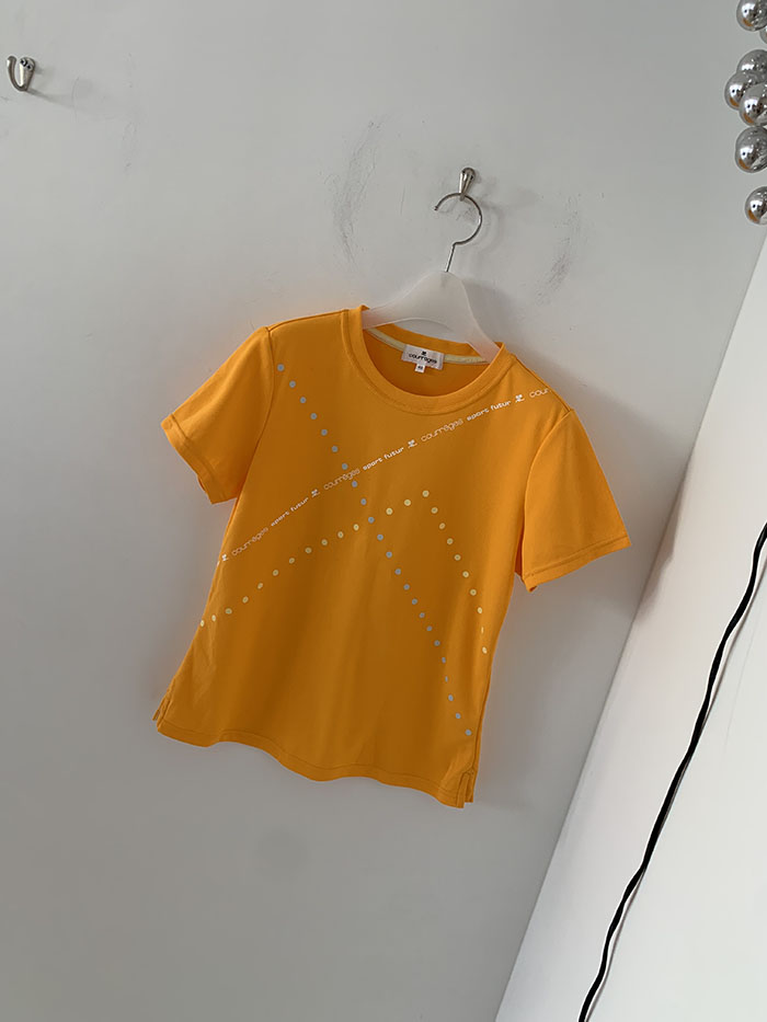 90's Courreges cotton T-shirt 복제 복제