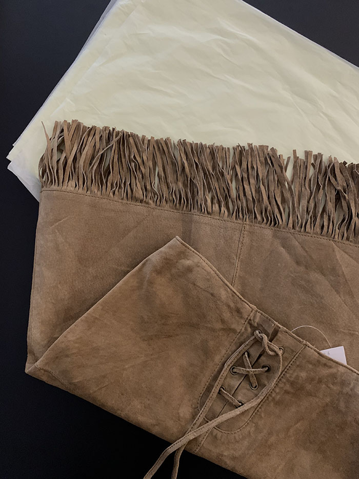 's "Morgan de toi" leather skirt 복제