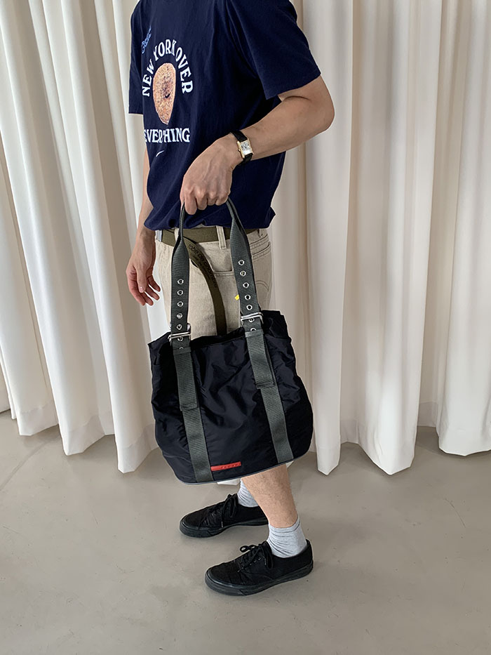 90's "PRADA Sport" Tote Bag (Rare Design)
