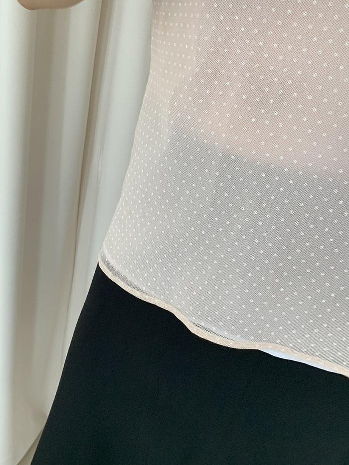 2011's "PRADA" Cotton Blouse Top 복제