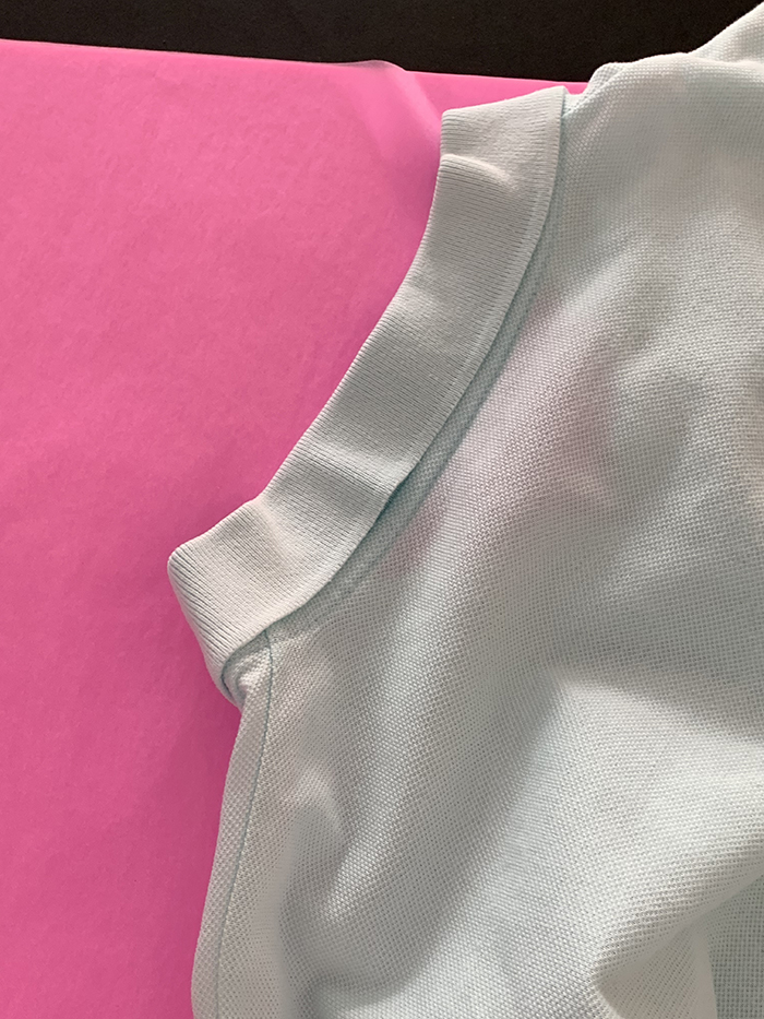 90's "Courreges" Cotton Pique Knit 복제
