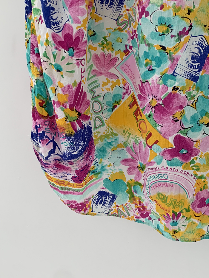80's "Jams World" Hawaiian Shirts 복제