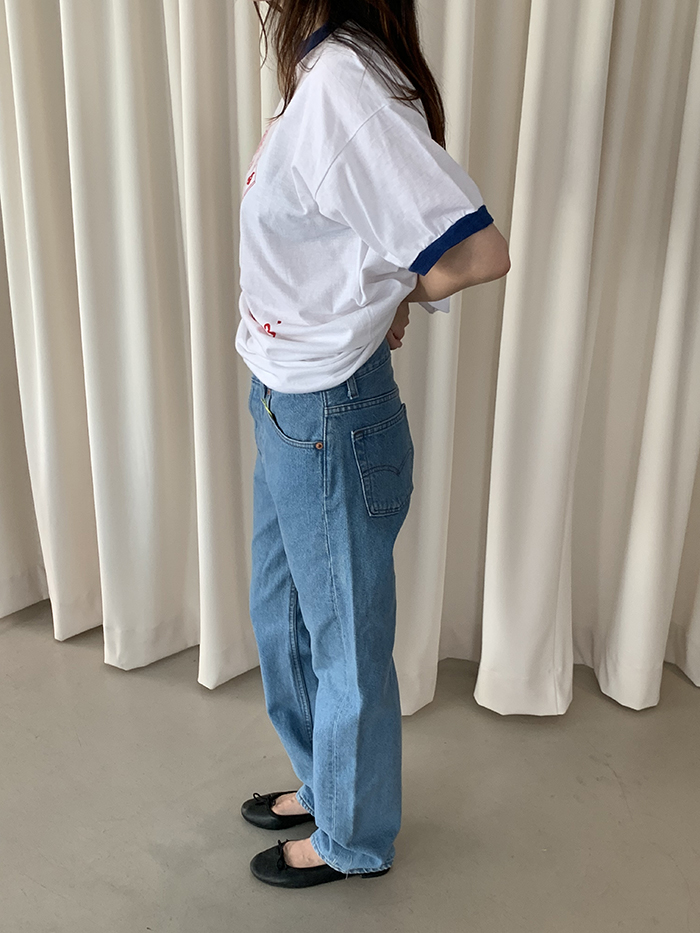 (Deadstock) 80's "Champion" USA Ringer T-shirt