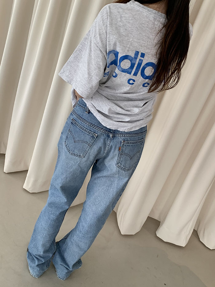 90's "ADIDAS" USA T-shirt 복제