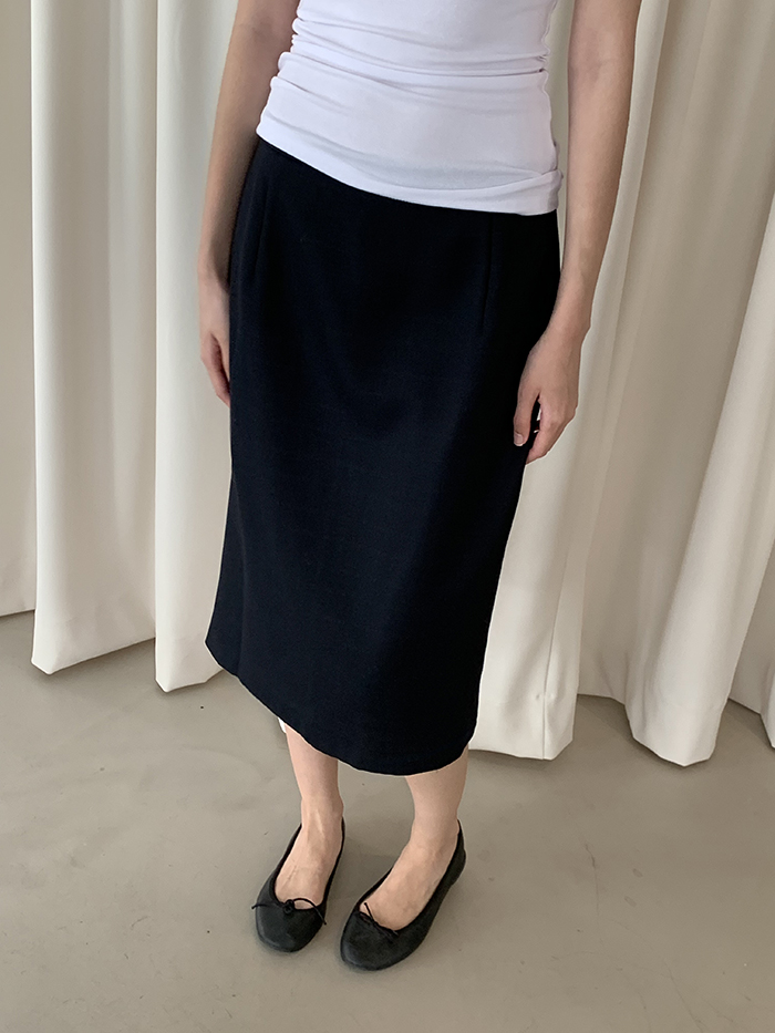 00's "JIL SANDER" wool Skirt 복제