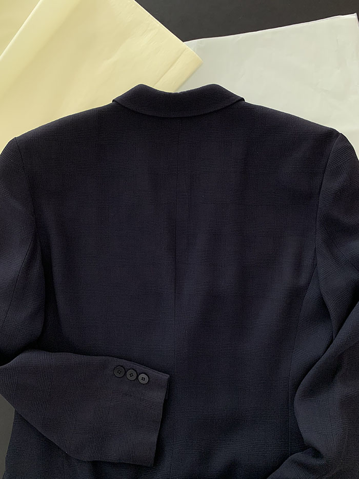 00's "Giorgio Armani" Three buttons Linen Jacket 복제