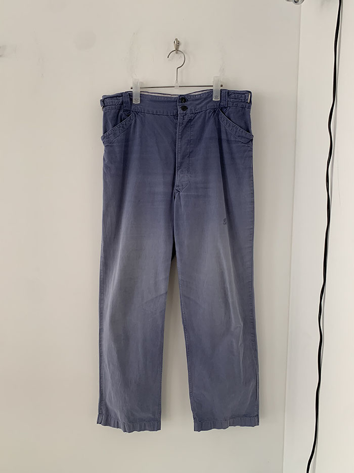 60's Vintage French Carpenter Work Pants by Au Molinel 복제