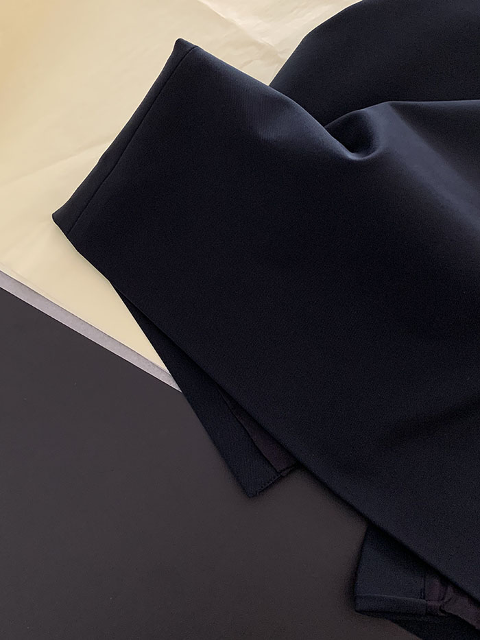 00's "Prada" black cotton Skirt 복제