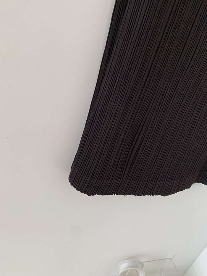 80's "HAI by ISSEY MIYAKE" Leather Skirt 복제