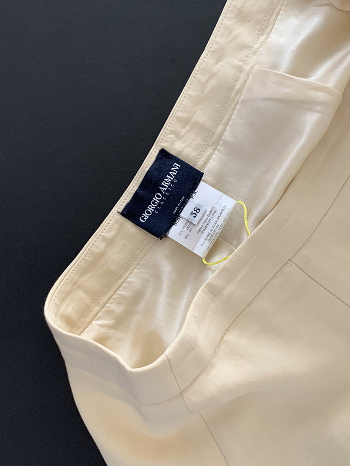 00's "Giorgio Armani" Black Skirt 복제