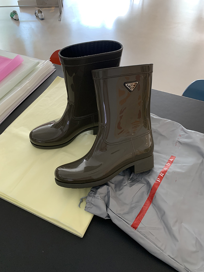 00’s "Prada" Rubber Boots 복제