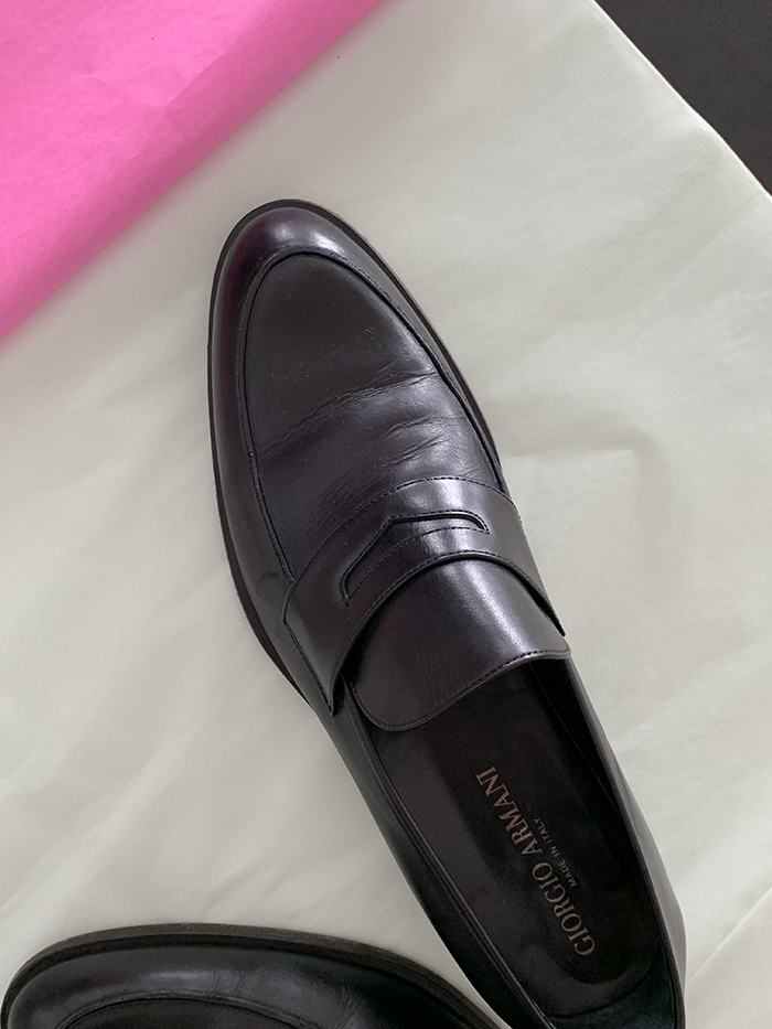 00s "Giorgio Armani" Loafer Shoes