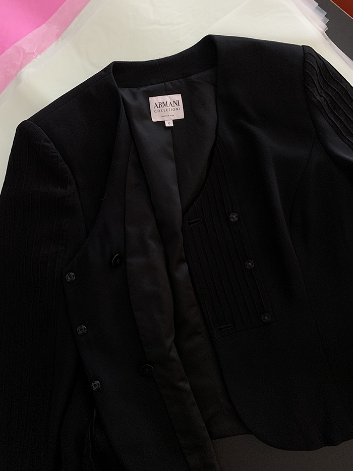00's "Armani Collezioni" Crop Jacket 복제