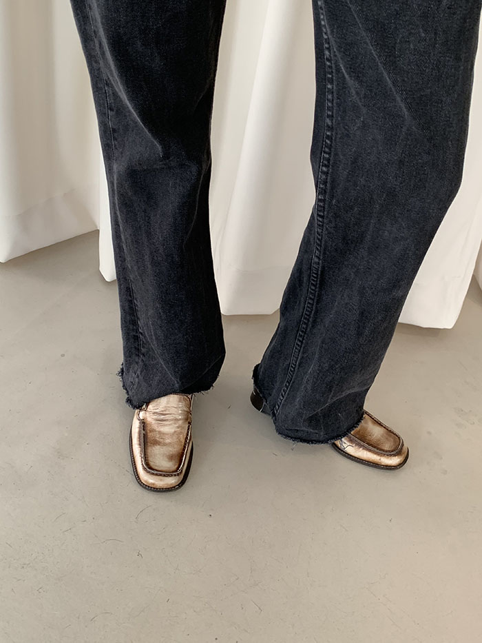 (Deadstock) 00's "PRADA" Flat Shoes 상세 찍어서 올리기 복제