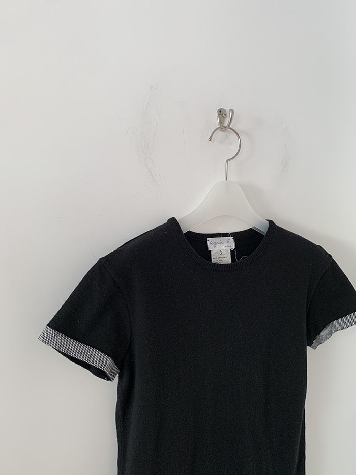 90-00's "Agnes B" Cotton sleeveless Vest 복제