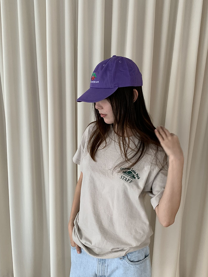 (new product) "Cherry Country Club" Cap (Lavender)
