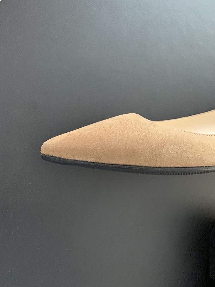 (Deadstock) 00's "PRADA" stiletto flat shoes