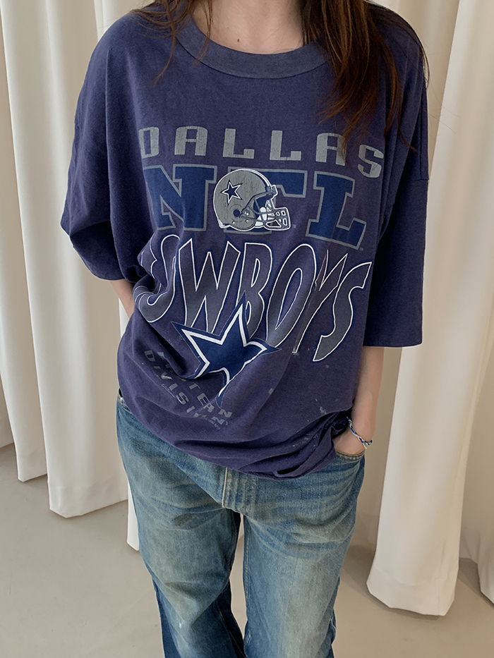 90's "Dallas Cowboys" USA 50/50 T-shirt