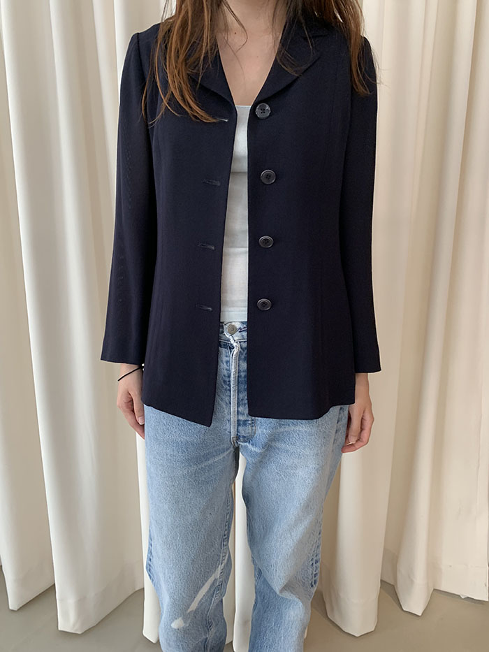 80's Burberry cotton button Jacket 복제