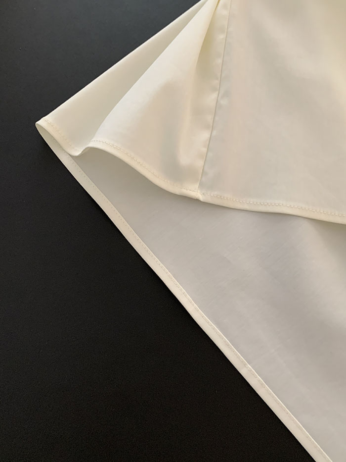 00's "miumiu" viscose rayon back button Blouse 복제