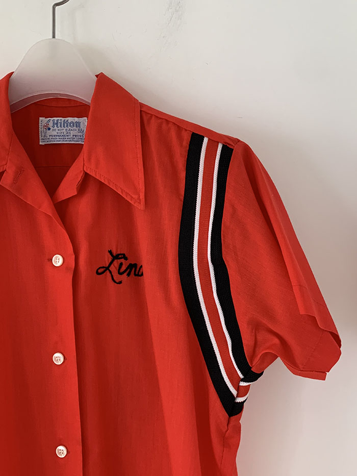 50-60's "Hilton" USA Bowling Shirt