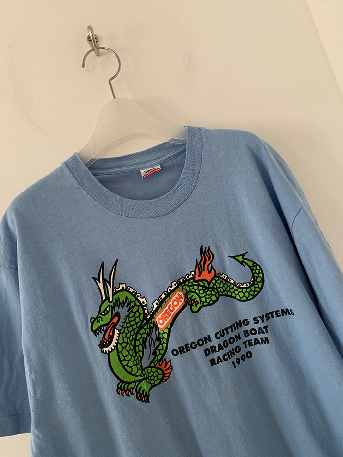 90's "RAIL ROAD" USA T-shirt 복제