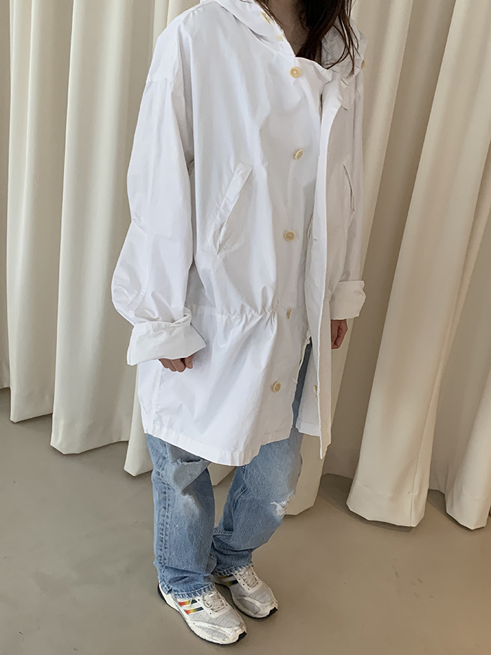 00's "Polo Ralph Lauren" ivory Mac Coat 복제