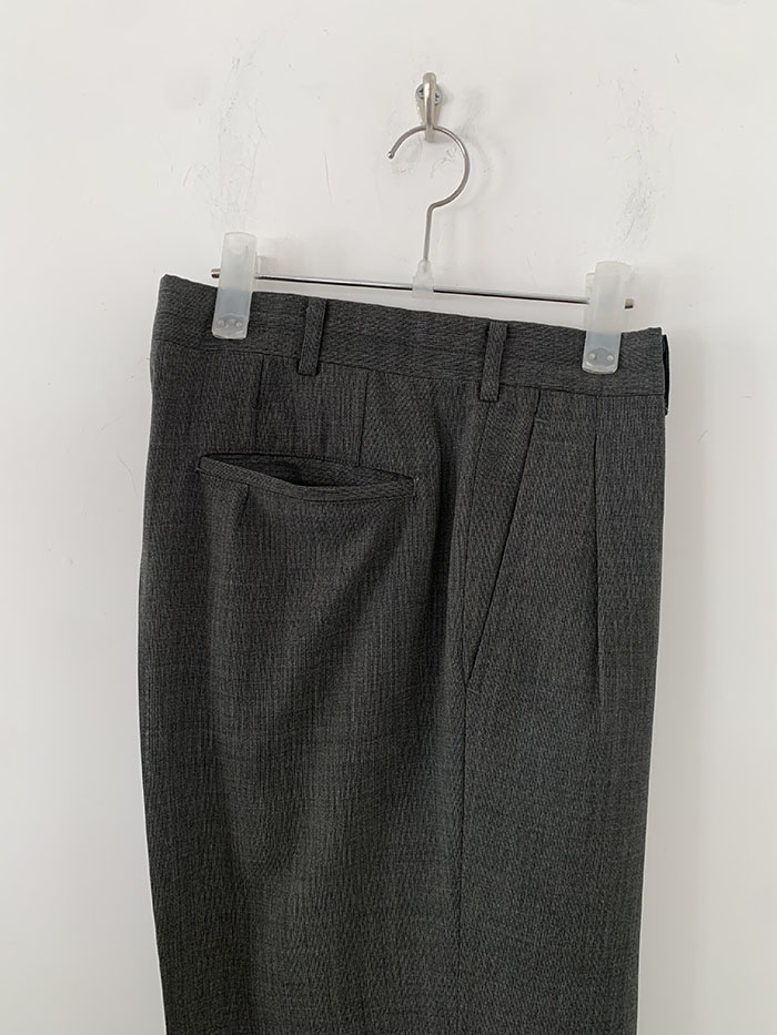 90's "Comme des Garcons Homme Plus" Banding wide turn-up Pants (season 1991) 복제