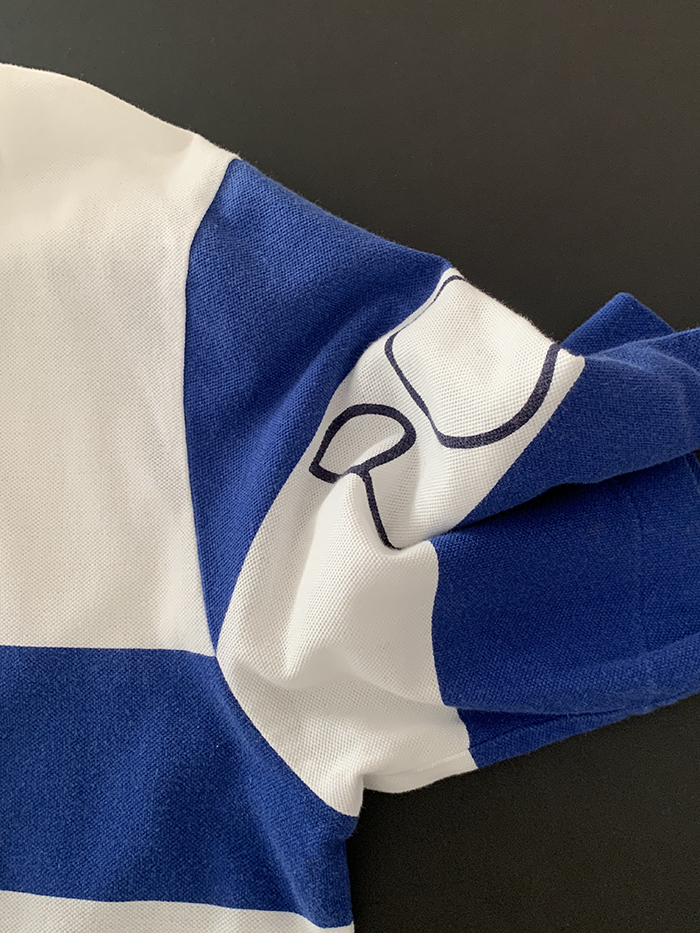 90's "Polo Sport Ralph Lauren" cotton Pique Knit (Rare Design) 복제