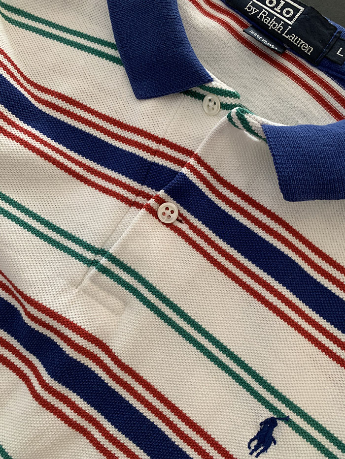 90's "Polo Ralph Lauren USA" Pique Shirt 복제 복제 복제