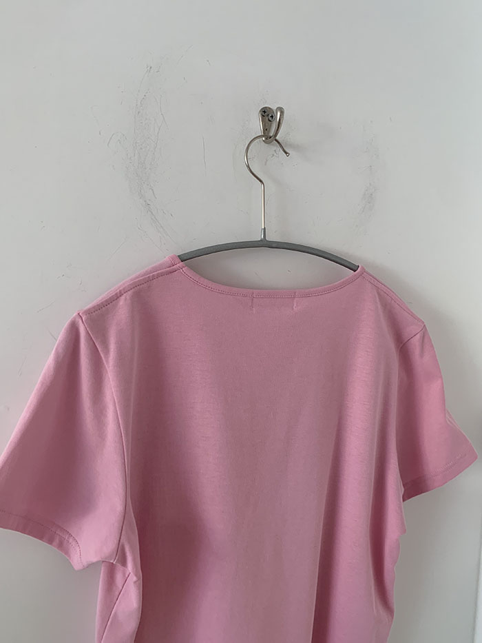 90's Courreges cotton T-shirt 복제