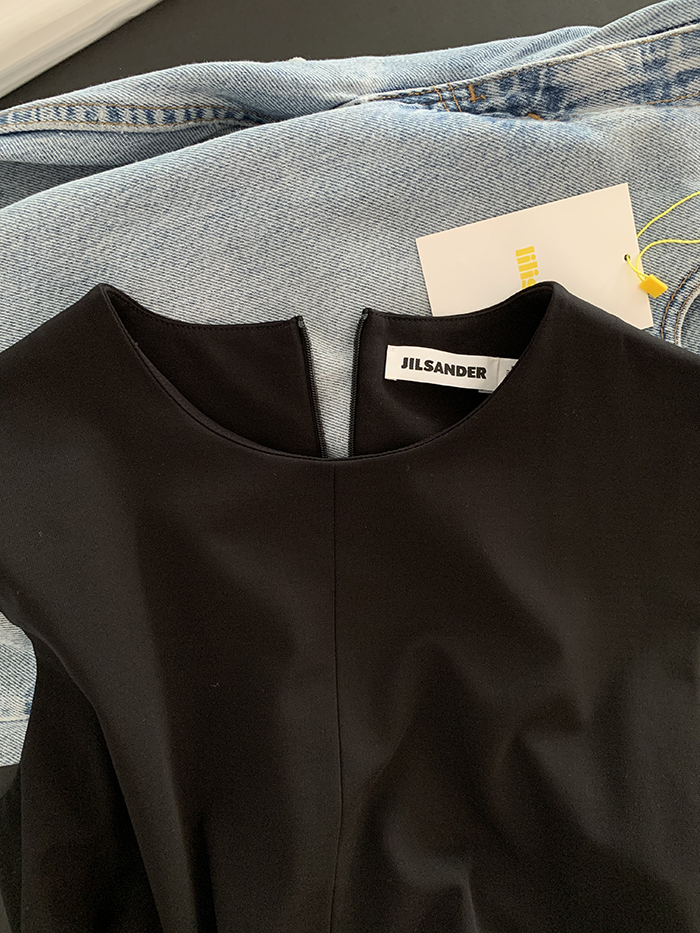 00's "JIL SANDER" silk wrinkle Dress 복제