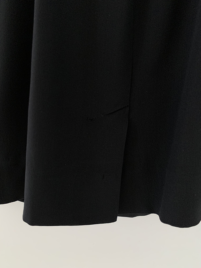 00's "Miu Miu" viscose rayon back button Blouse 복제