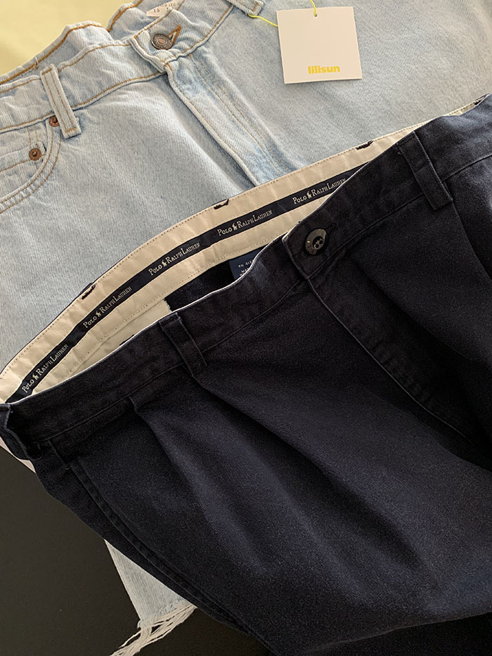90's "Polo Ralph Lauren" two-tuck Chino Pants 복제