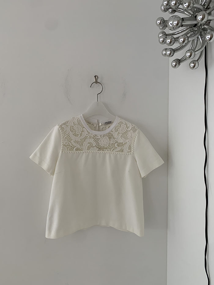2006's "miumiu" Blouse Top 복제