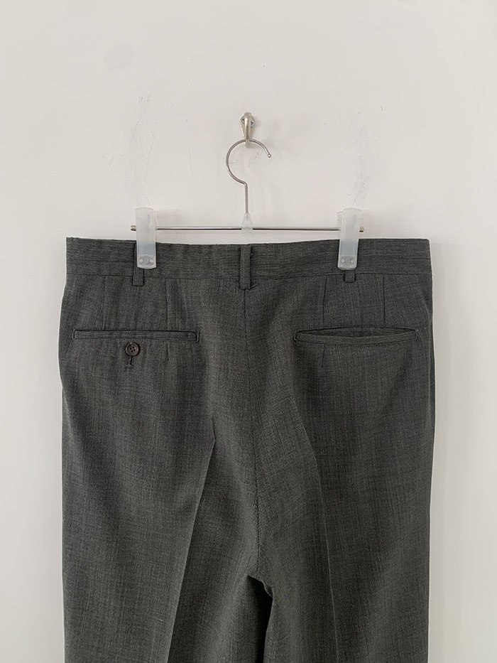 90's "Comme des Garcons Homme Plus" Banding wide turn-up Pants (season 1991) 복제