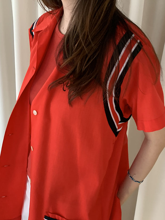 50-60's "Hilton" USA Bowling Shirt