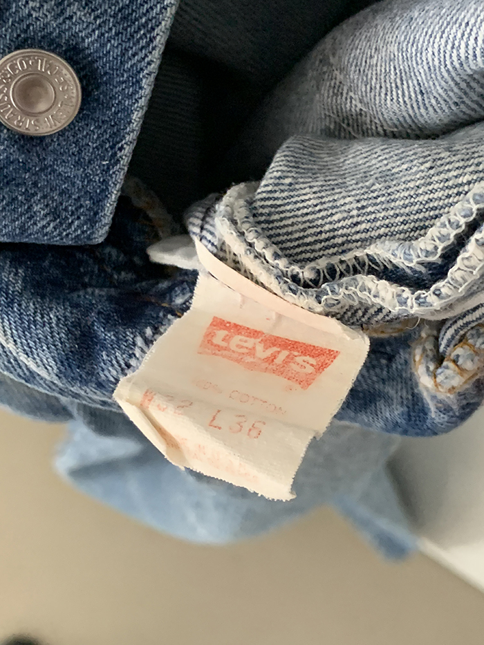 90's Levi's 501 - size 30-31 (classic straight fit) 복제