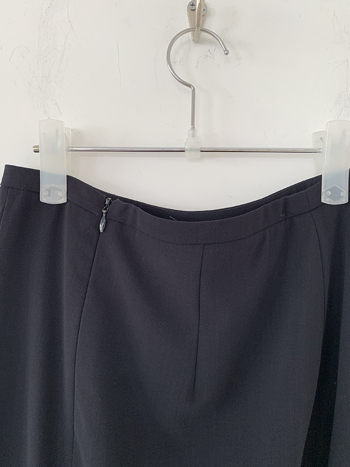 00's "Giorgio Armani" Black Skirt 복제 복제