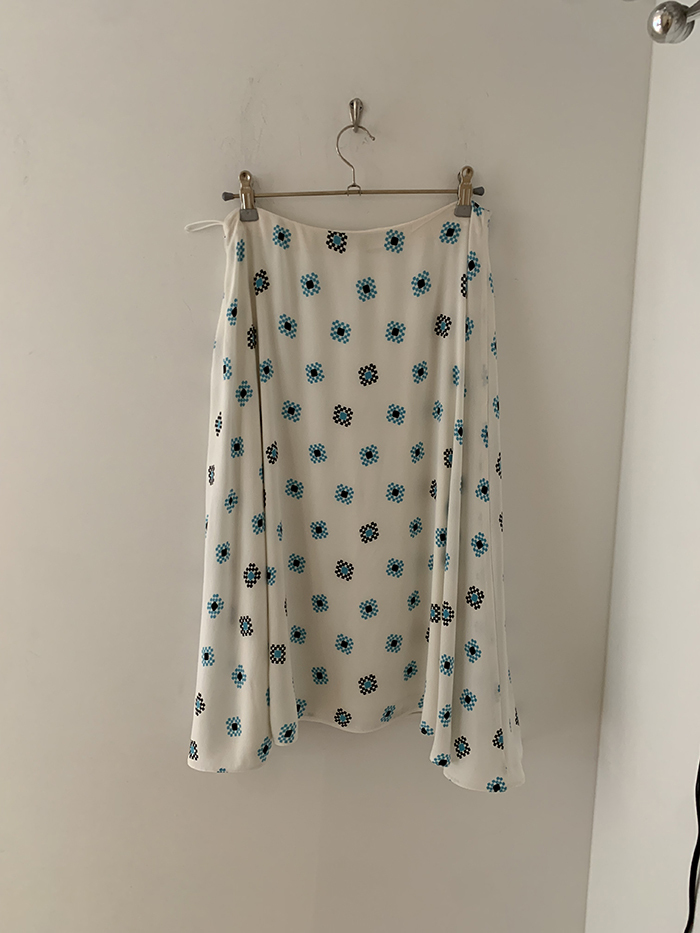 00's "Prada" pleated Skirt