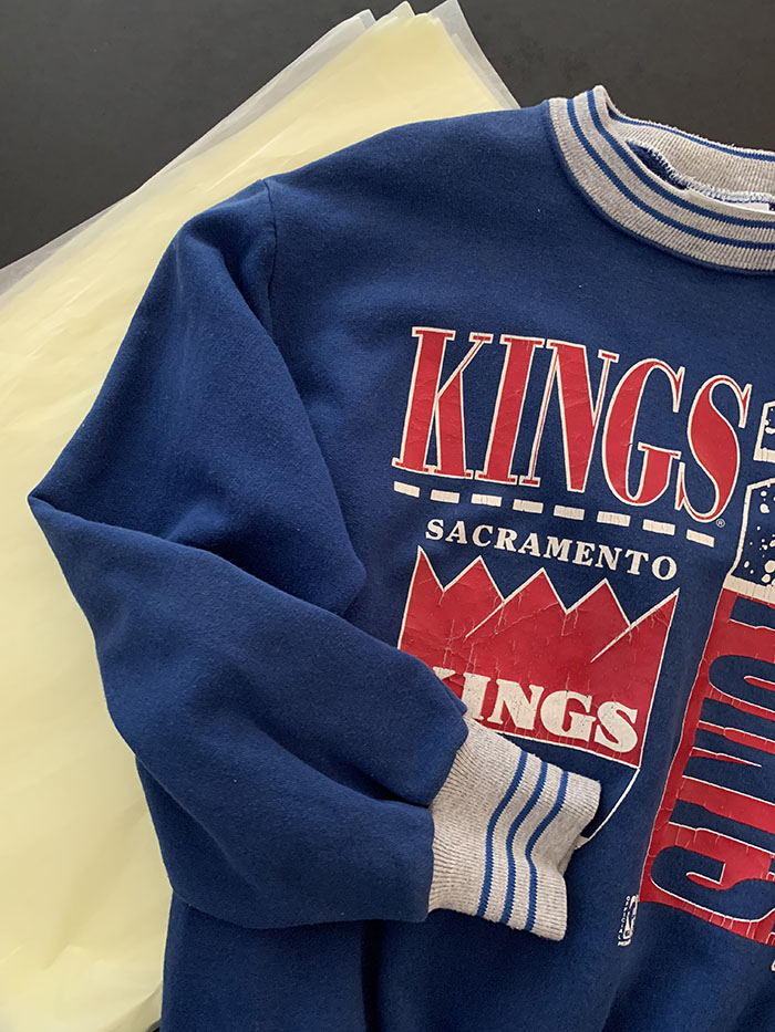 80's "Sacramento Kings" 50/50 USA Sweatshirt 복제