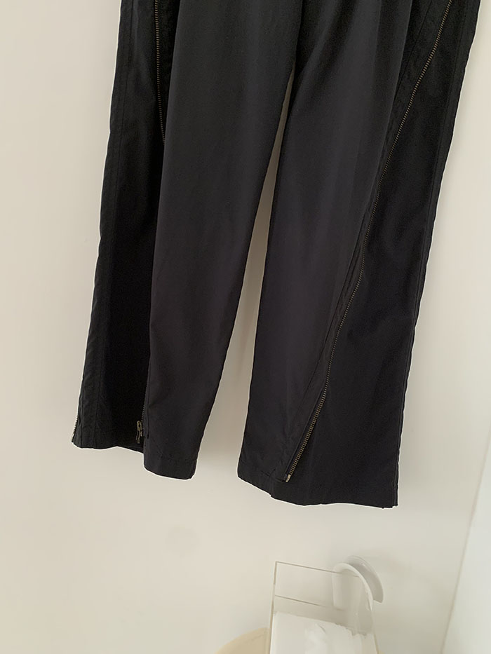 80's "ISSEY MIYAKE" side zip wide Pants (Archive)