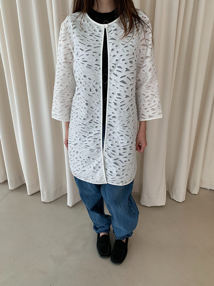 00's "Emporio Armani" cotton Shirt Jacket 복제