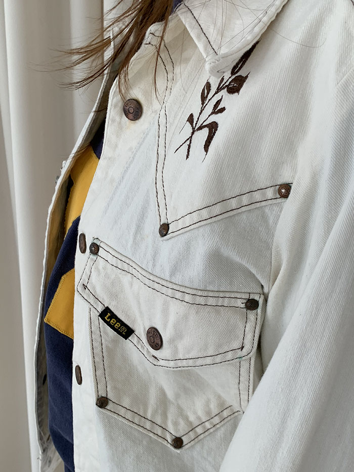 70's "Lee" embroidery USA Jacket
