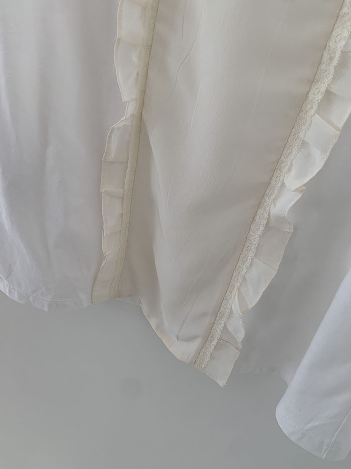 2011's "PRADA" Cotton Blouse Top 복제 복제