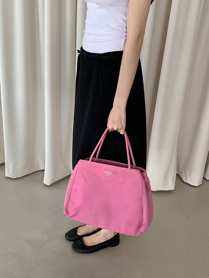 90's "PRADA" nylon Tote Bag
