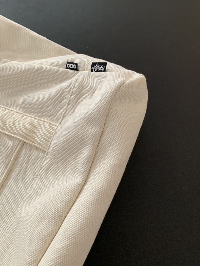 Stussy x CDG Canvas Tote Natural